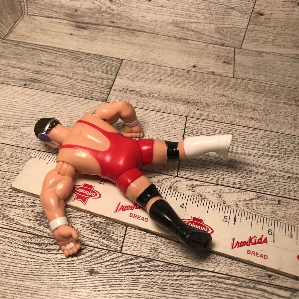 Vintage 1998 WCW Rick Steiner OSFT 4.5" WWE Toy Wrestling Action Figure - Picture 7 of 8